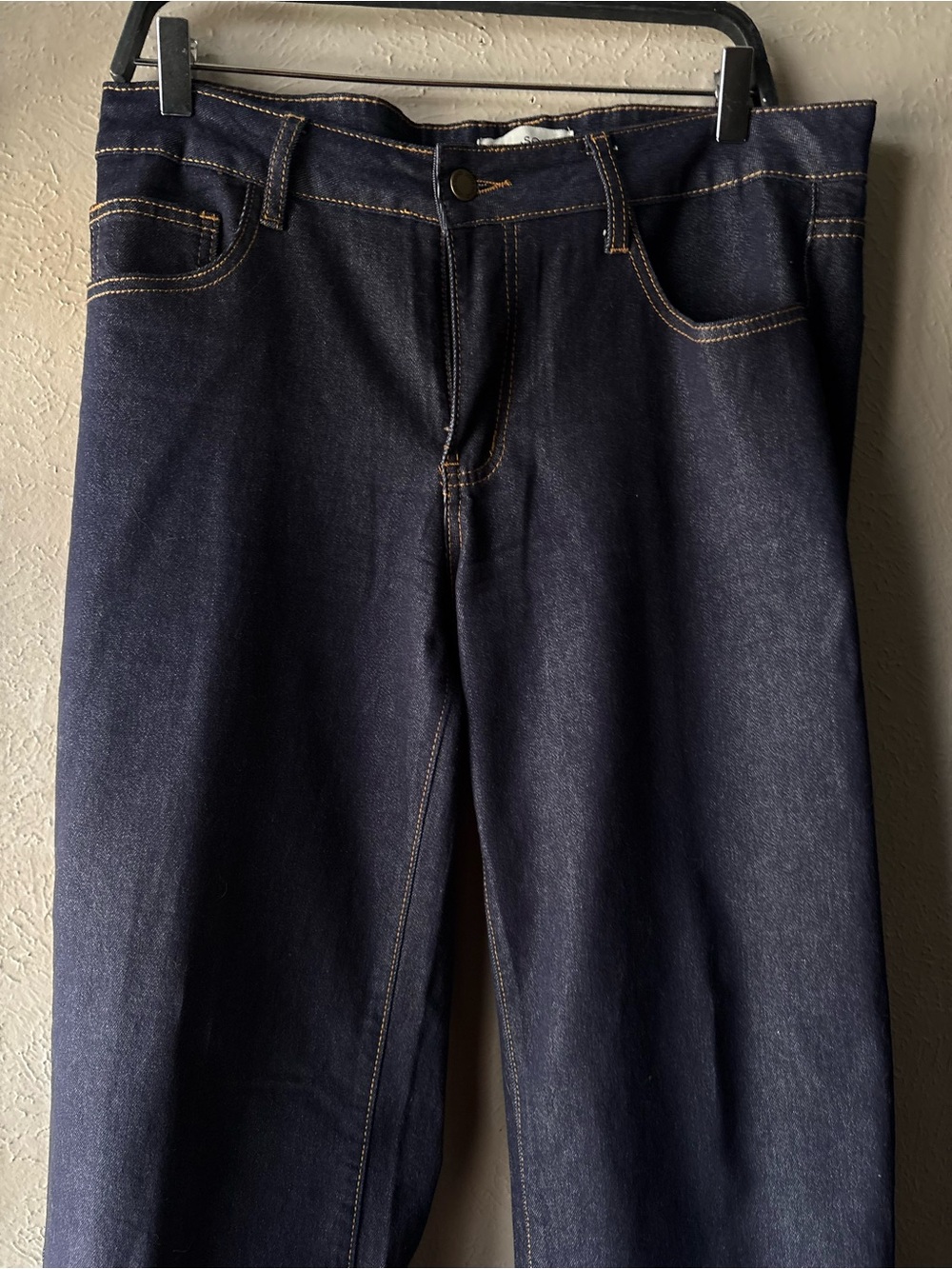 Dark Indigo Straight-Leg Jeans